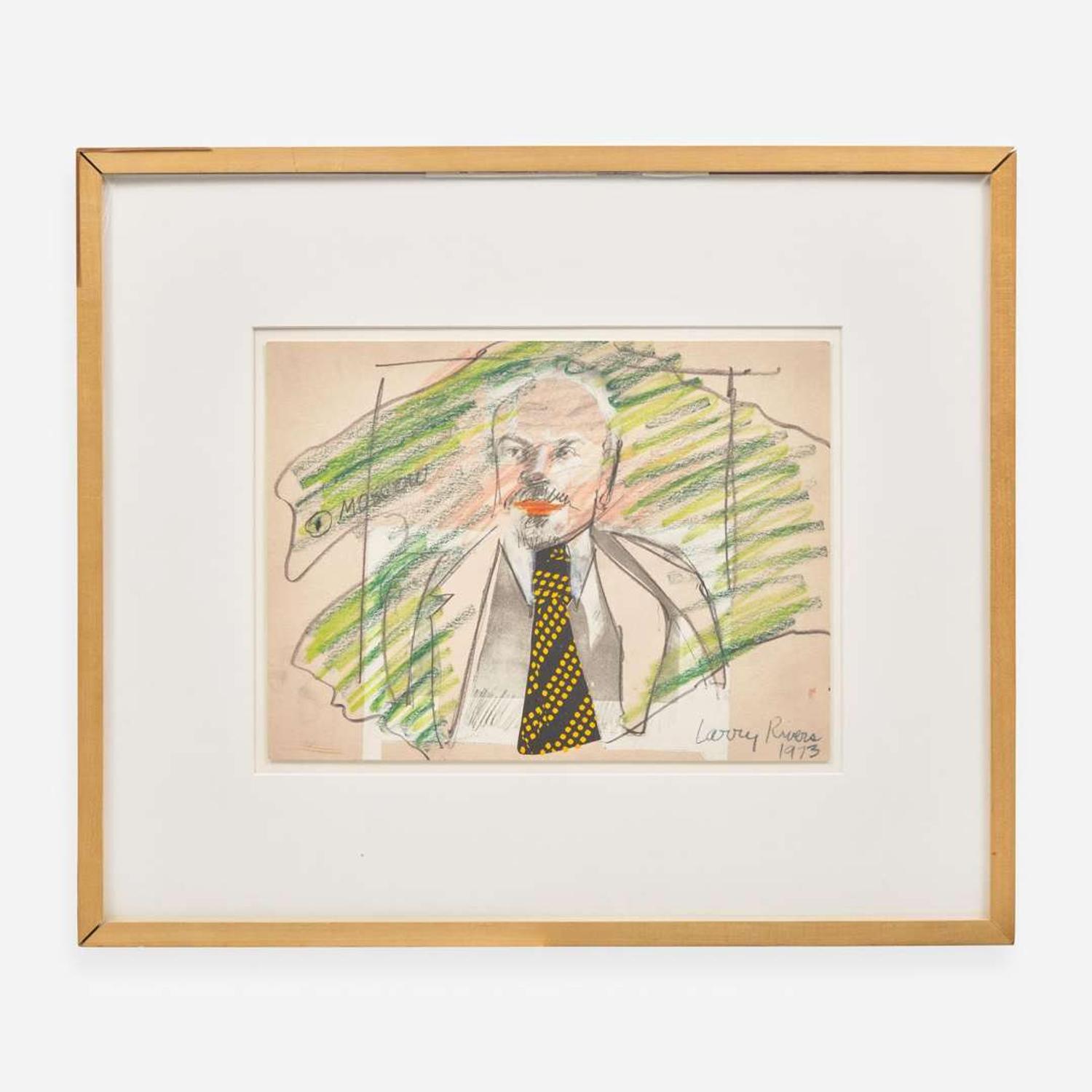Larry Rivers (American, 1923-2002) Portrait of Lenin
