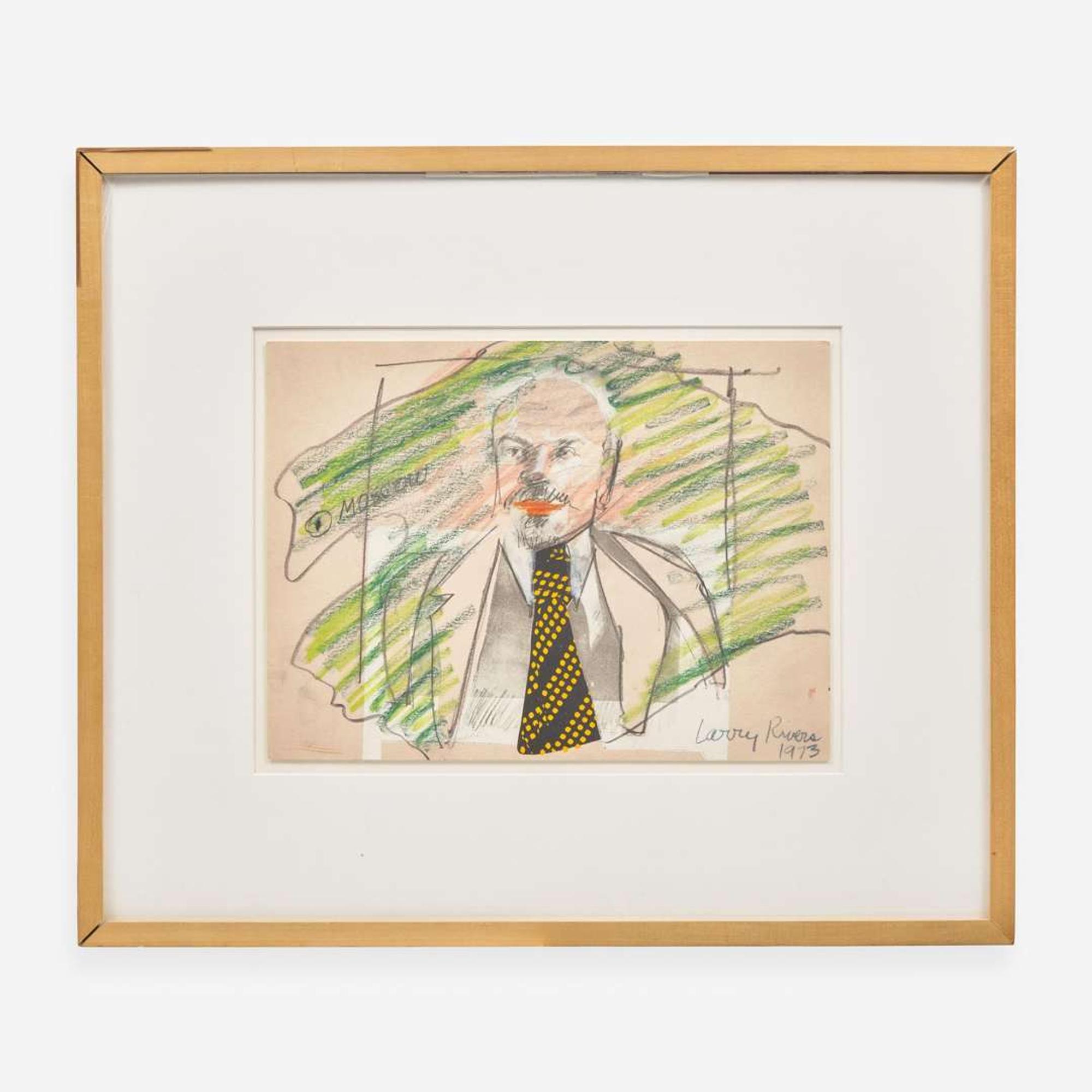 Larry Rivers (American, 1923-2002) Portrait of Lenin