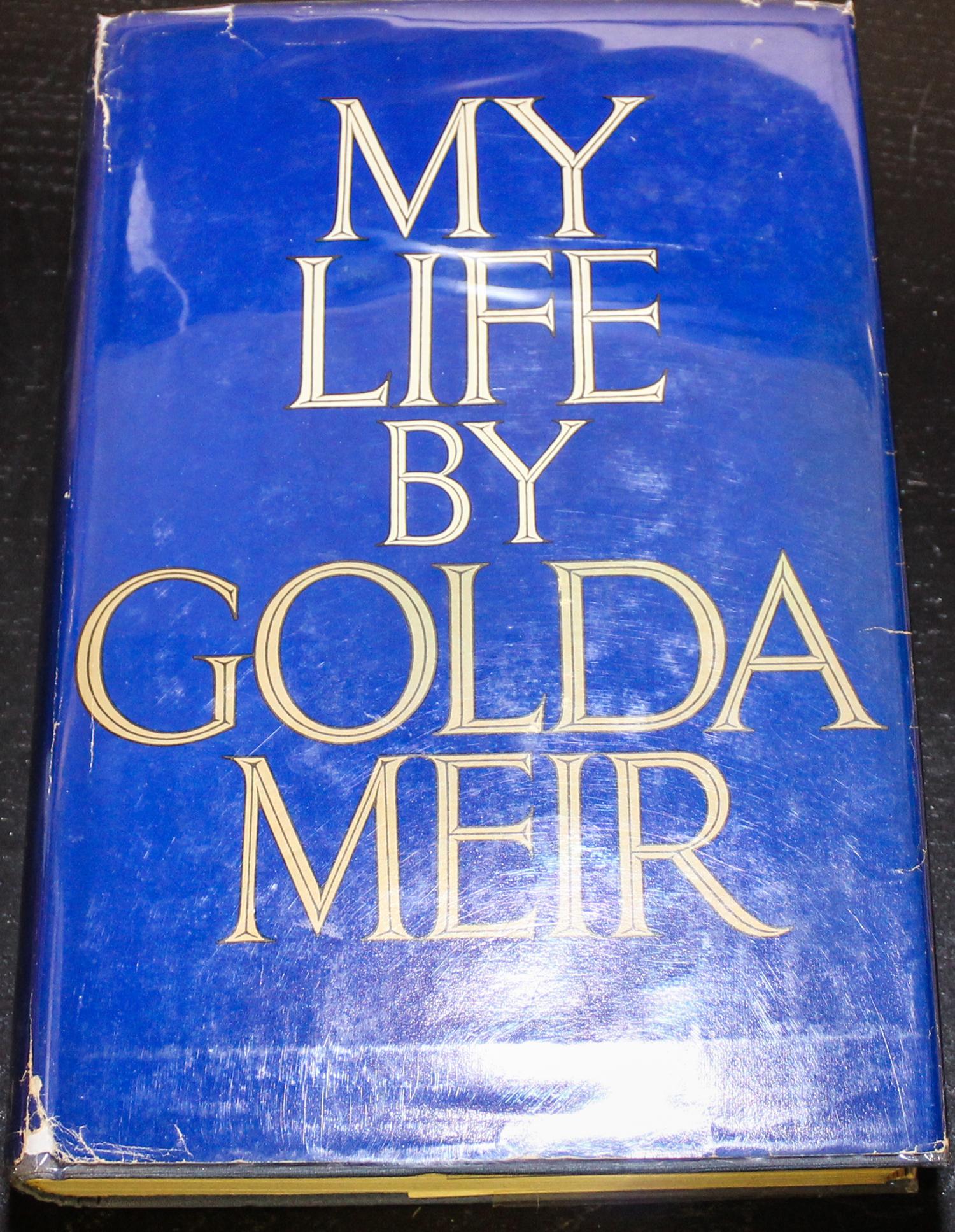 MEIR. My Life. New York, 1975. First US edition, inscribed. With dust jacket.