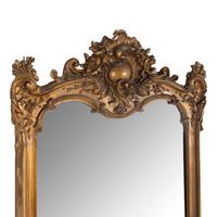 A Louis XV Style Giltwood Overmantel Mirror