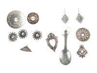 Collection of Eastern Style Trade Silver