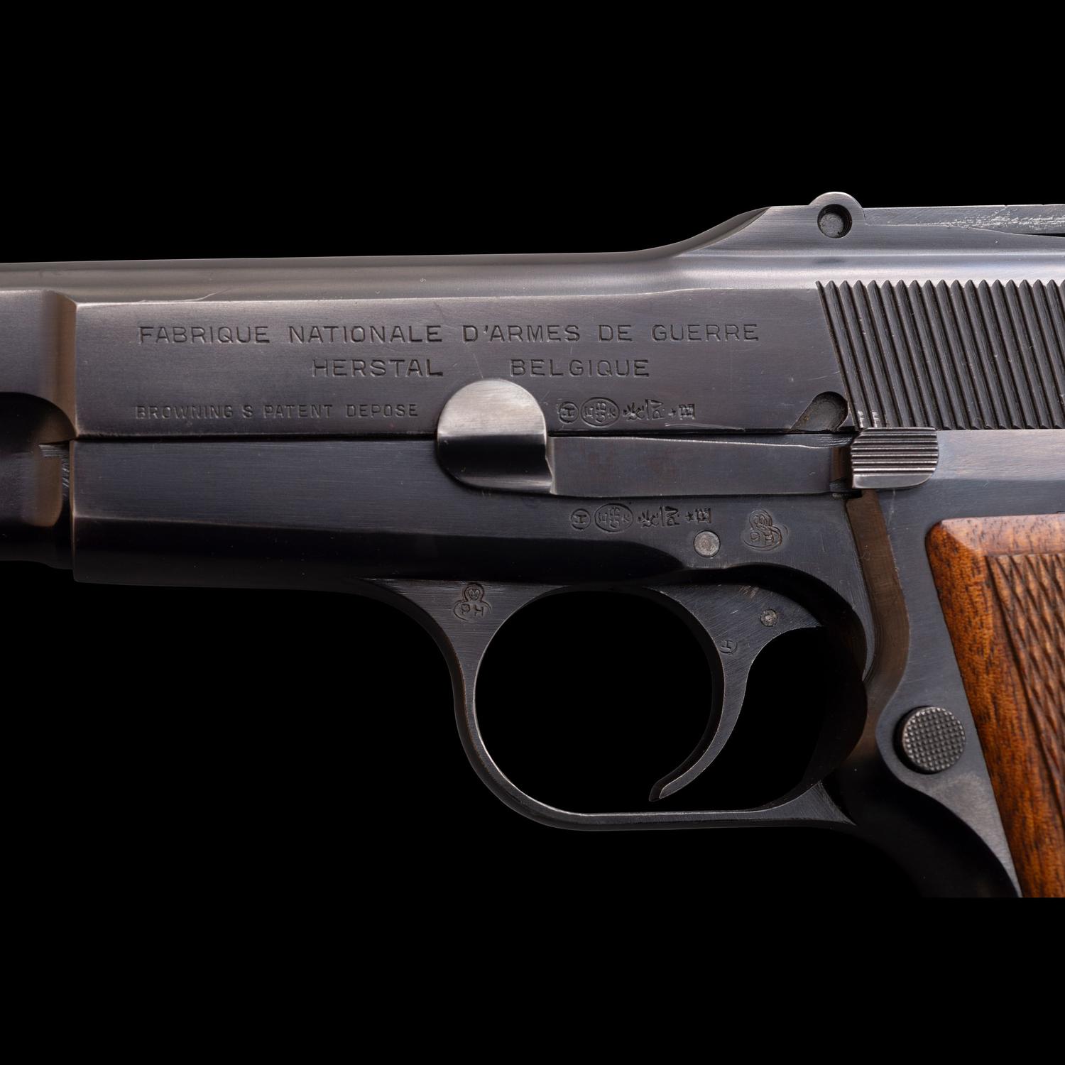 **Belgian Military Marked GP-35 Browning Hi-Power