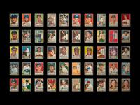 A Near Set of 1952 Topps Baseball Cards (371/407) Featuring Over 60 High Numbers