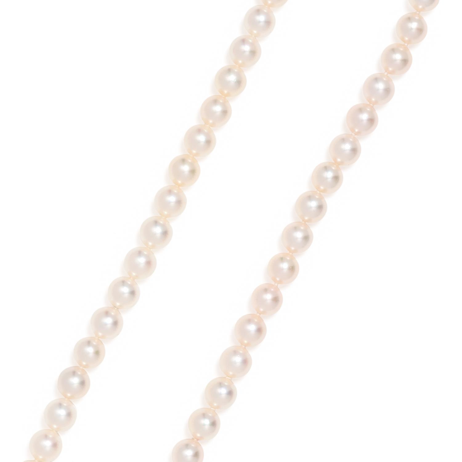 MIKIMOTO, CULTURED PEARL NECKLACE