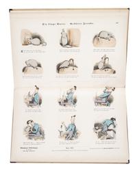 (CHILDREN'S) BUSCH WILHELM. Busch Bilderbogen I and II. Munich, [c. 1870]