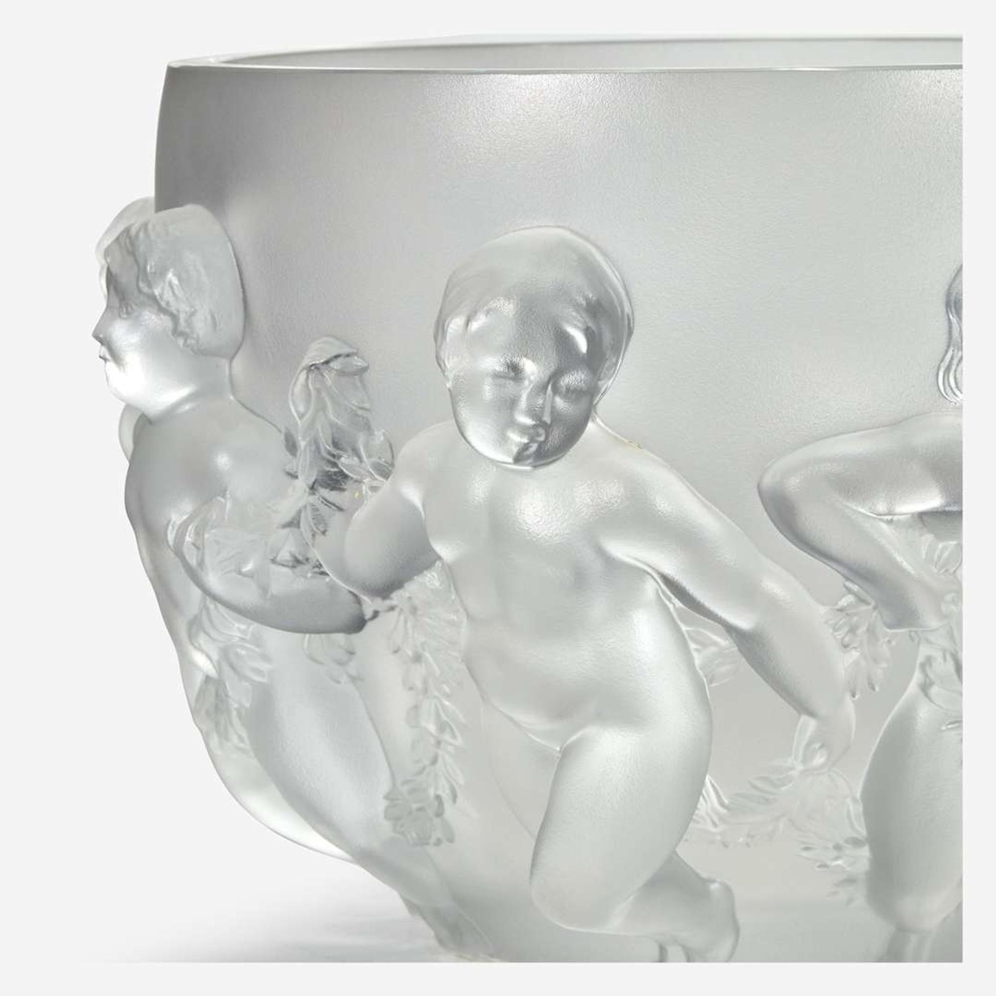 René Lalique (French, 1860-1945) "Luxembourg" Bowl, France, 20th century