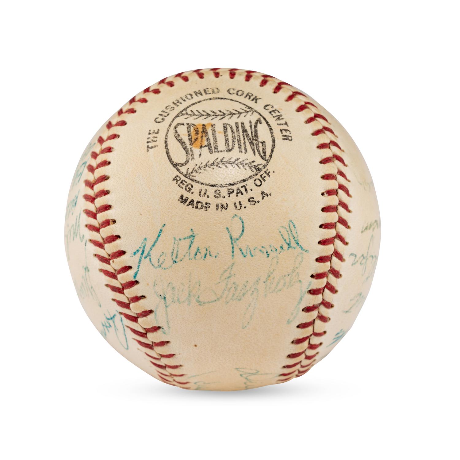 A 1956 Rochester Red Wings Team Signed Autograph Baseball