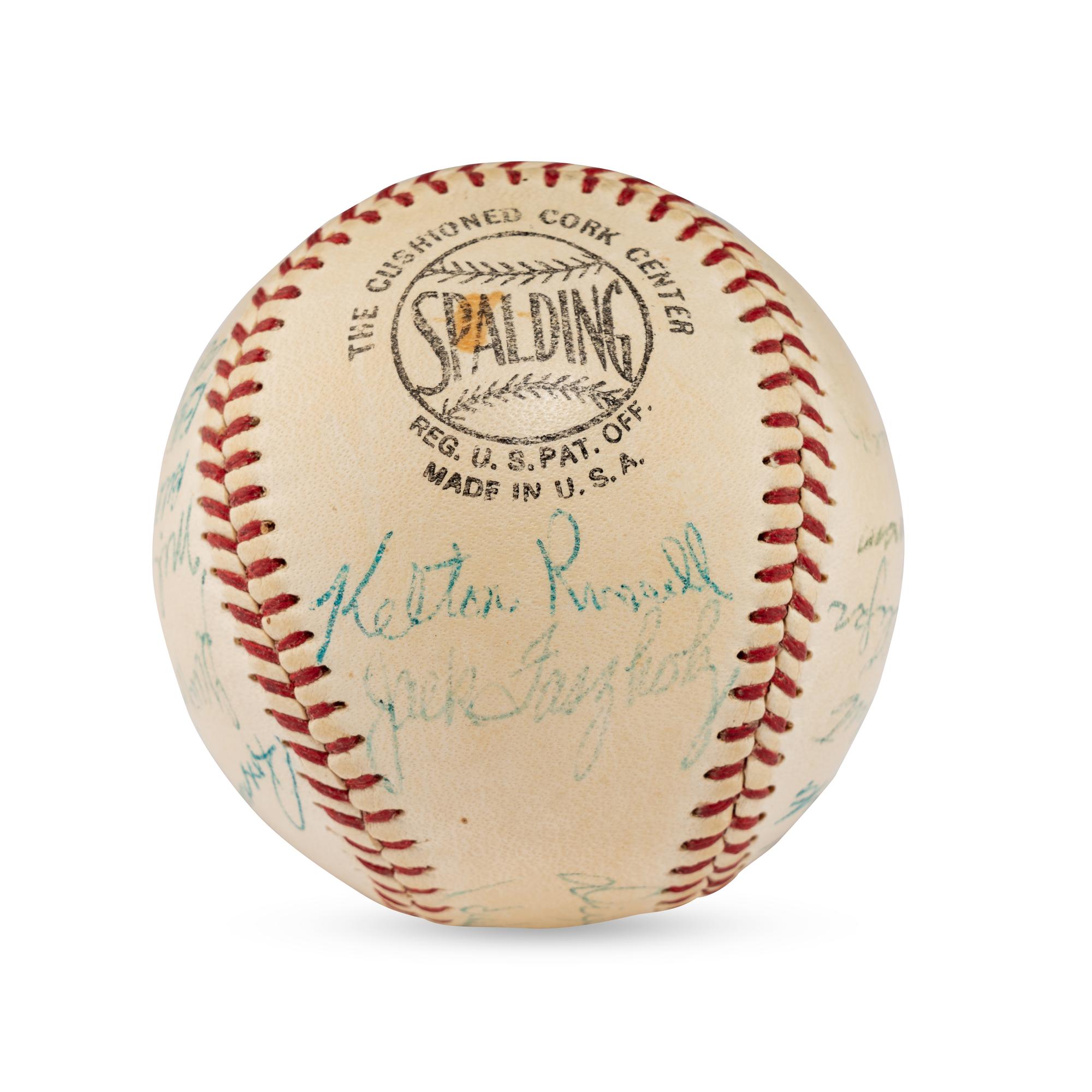 A 1956 Rochester Red Wings Team Signed Autograph Baseball