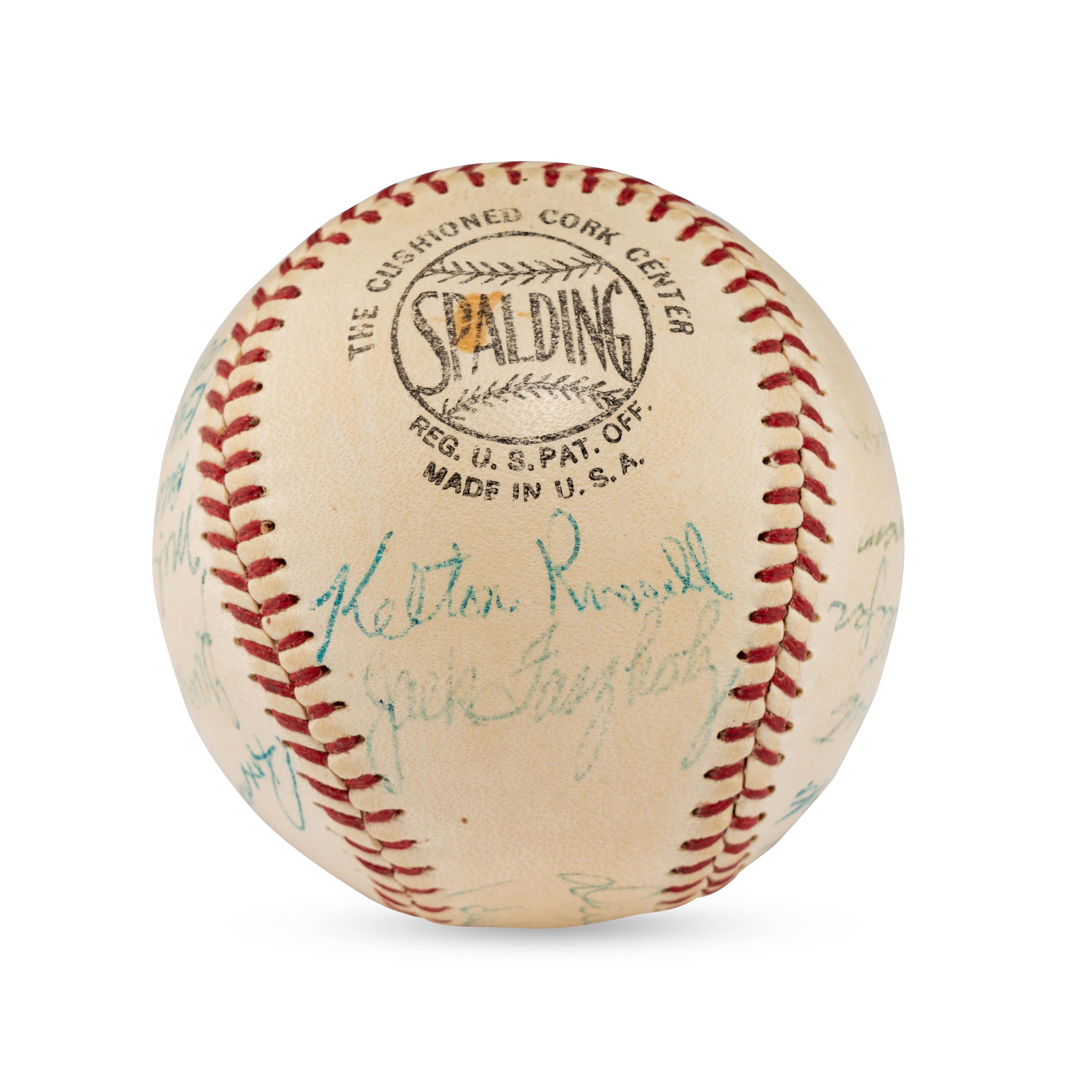 A 1956 Rochester Red Wings Team Signed Autograph Baseball