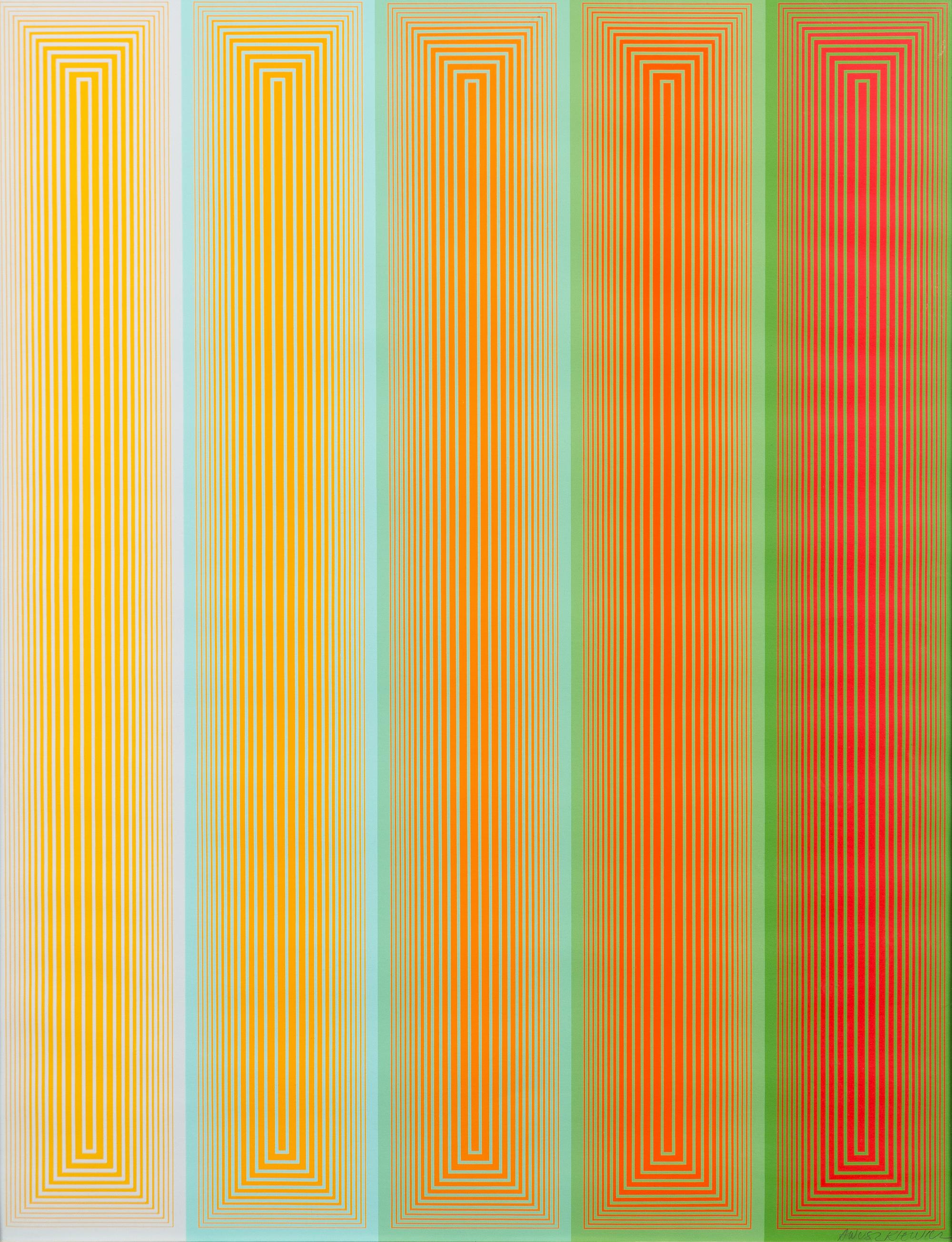 Richard Anuszkiewicz, (American, b. 1930), Untitled (Portfolio of Ten)