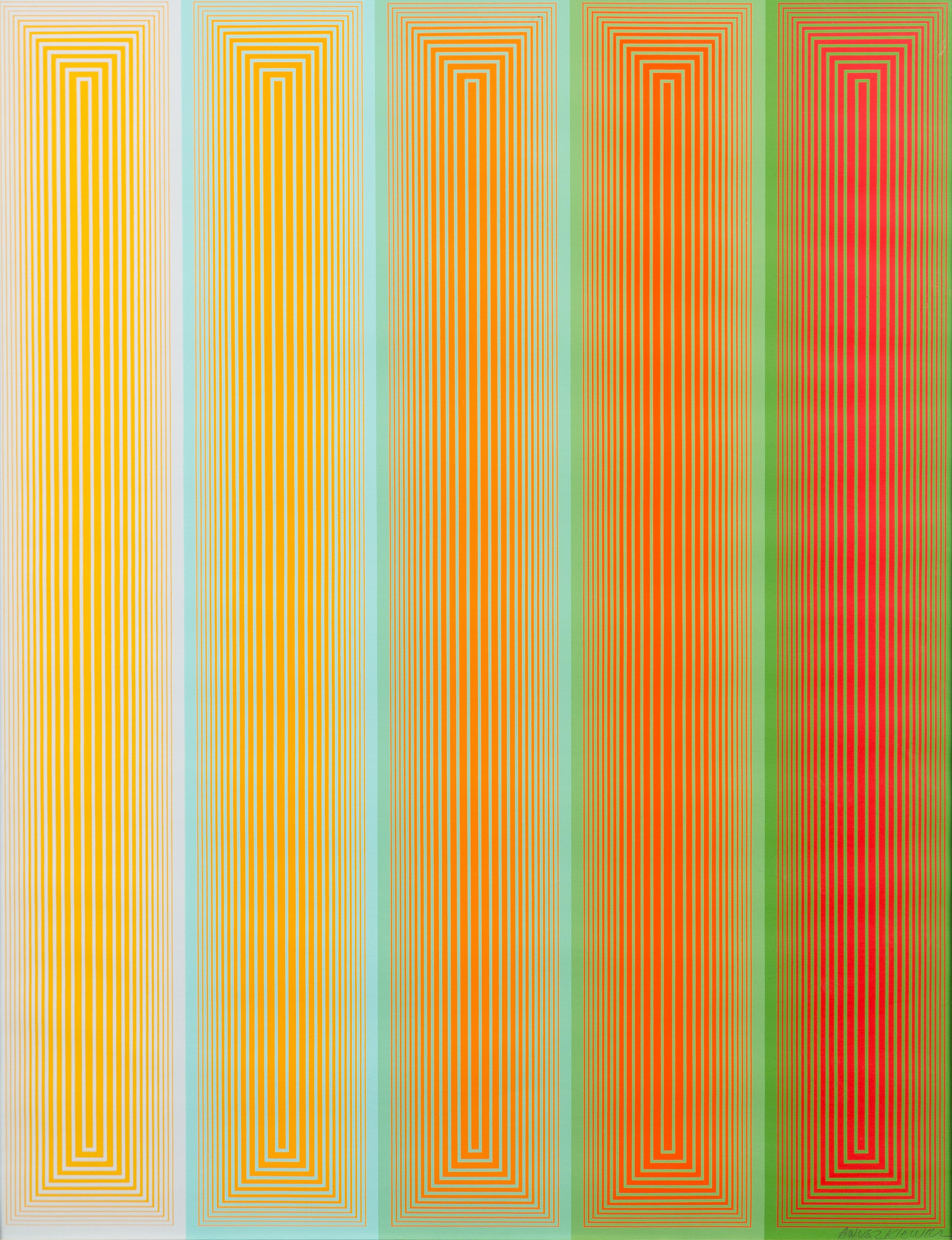 Richard Anuszkiewicz, (American, b. 1930), Untitled (Portfolio of Ten)