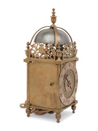 An English Brass Lantern Clock