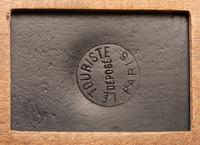 [EARLY PHOTOGRAPHY]. Truncated polished wood box camera. Le Touriste, Paris.