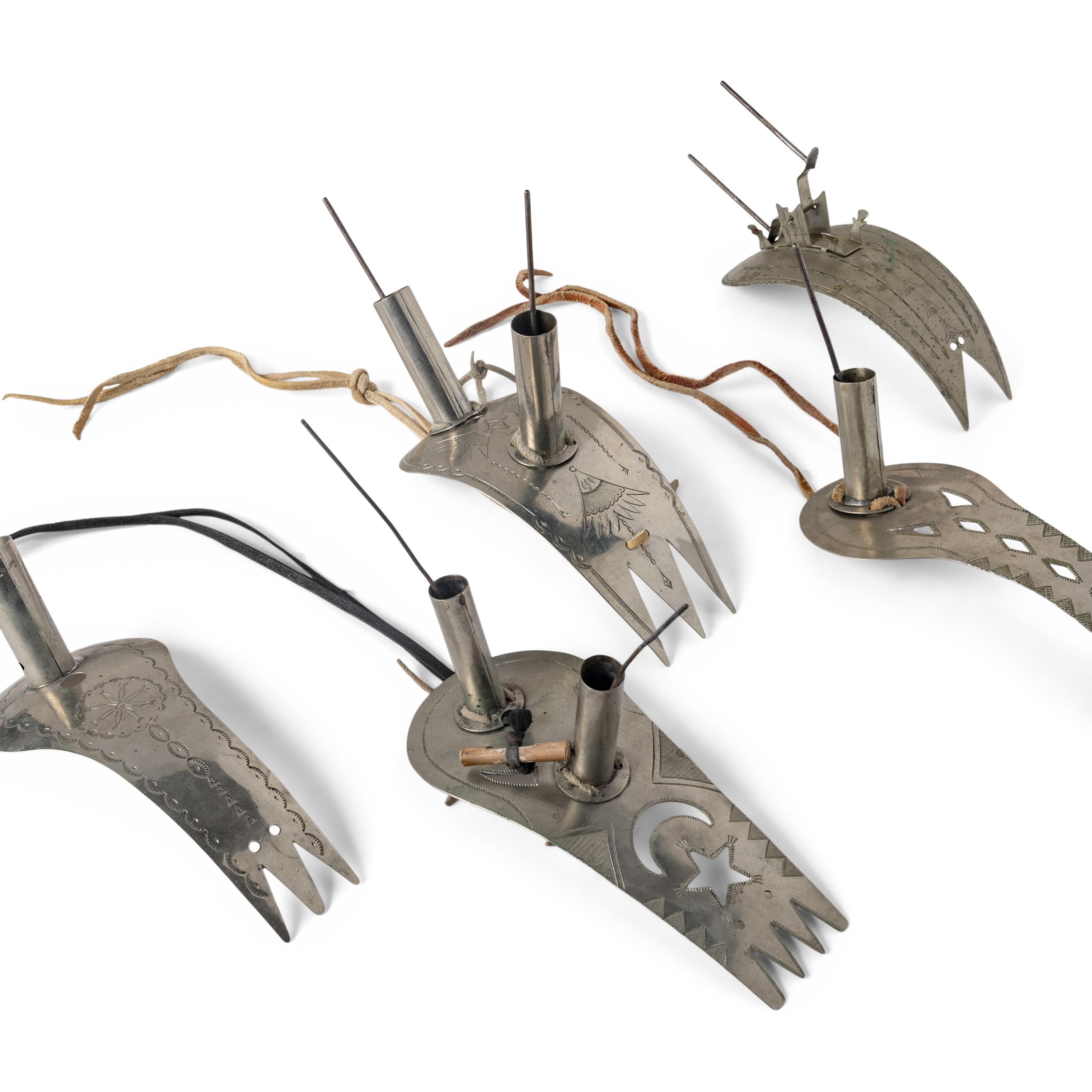 Pawnee German Silver Roach Spreaders, Caesar Family