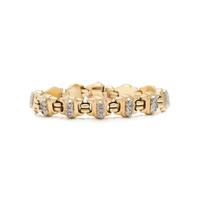 BICOLOR GOLD AND DIAMOND BRACELET