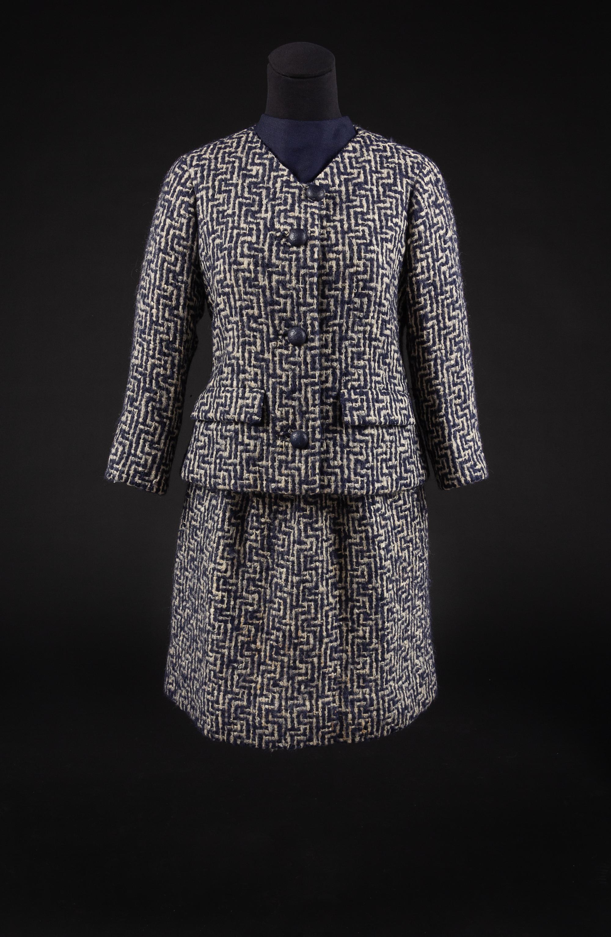 Christian Dior by Marc Bohan Haute Couture Ensemble, Spring-Summer 1965 — Worn by Dame Olivia de Havilland