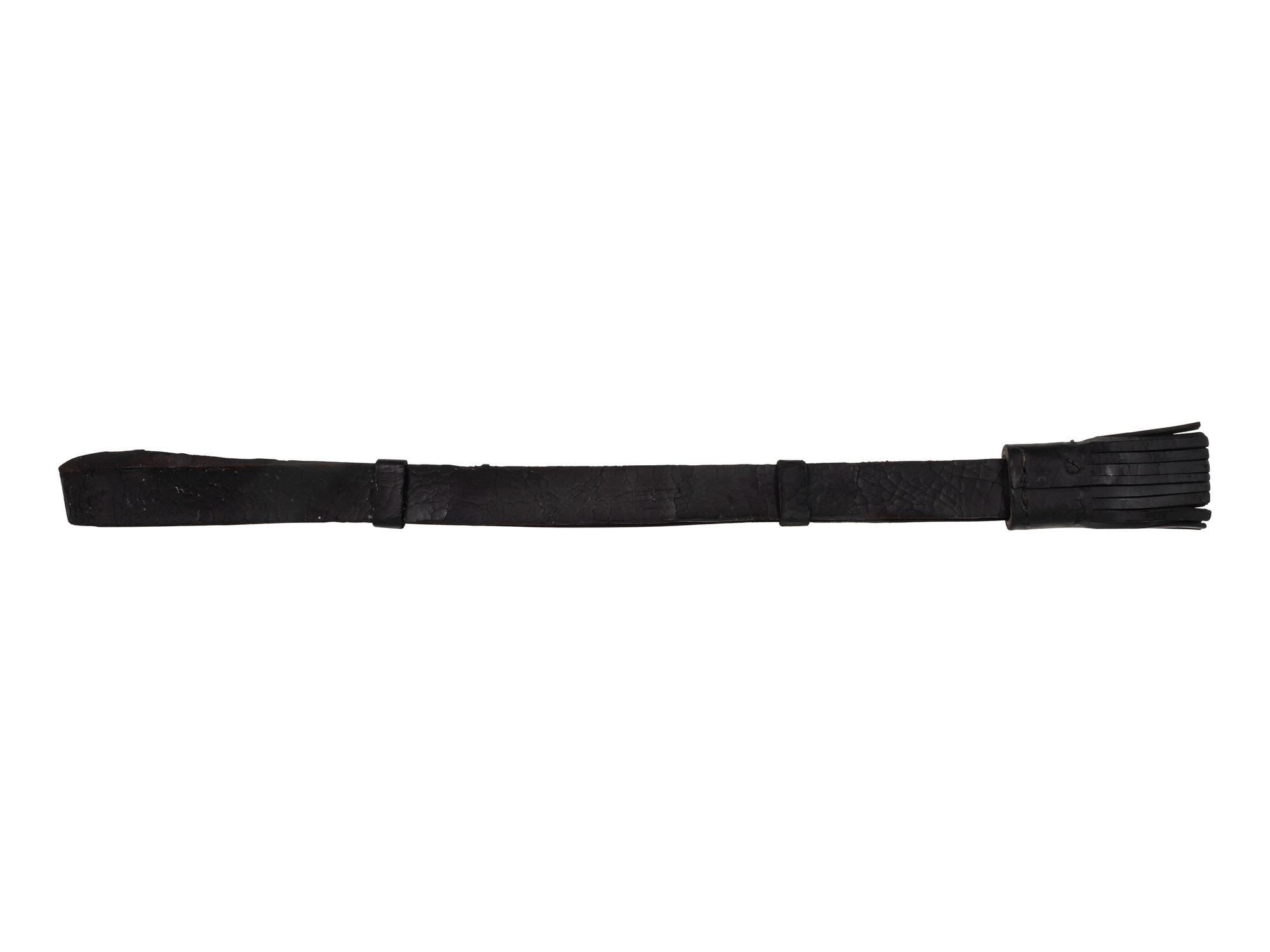 [CIVIL WAR]. Leather sword knot. Manufactured by Gaylord, Chicopee, MA.