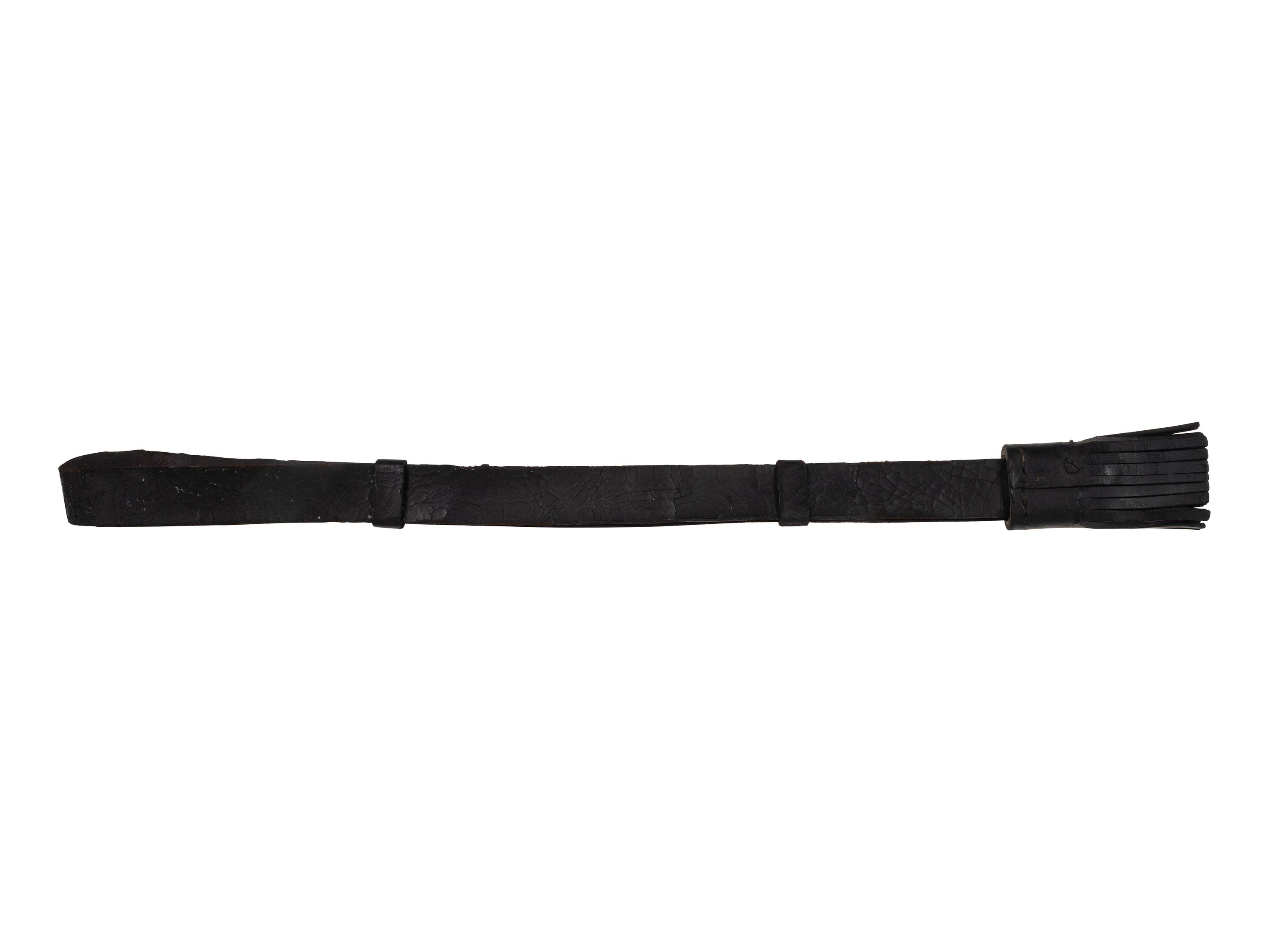 [CIVIL WAR]. Leather sword knot. Manufactured by Gaylord, Chicopee, MA.