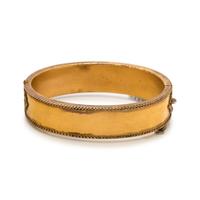Antique, Yellow Gold-Filled Bangle Bracelet