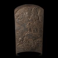 A Pair of Japanese Myochin School Iron 'Armor Plates', Meiji Period