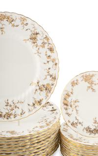 A Mintons Porcelain Dinner Service