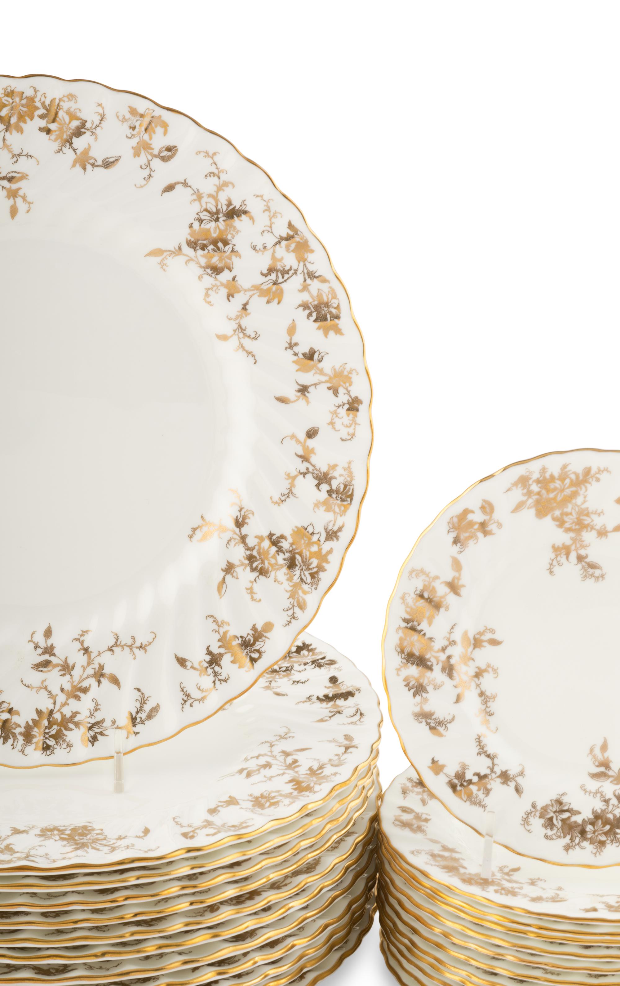 A Mintons Porcelain Dinner Service