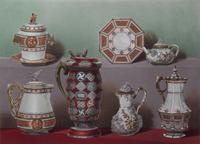 Four Colored Engravings Sight size 10 1/2 x 13 1/2 inches. — 19TH CENTURY