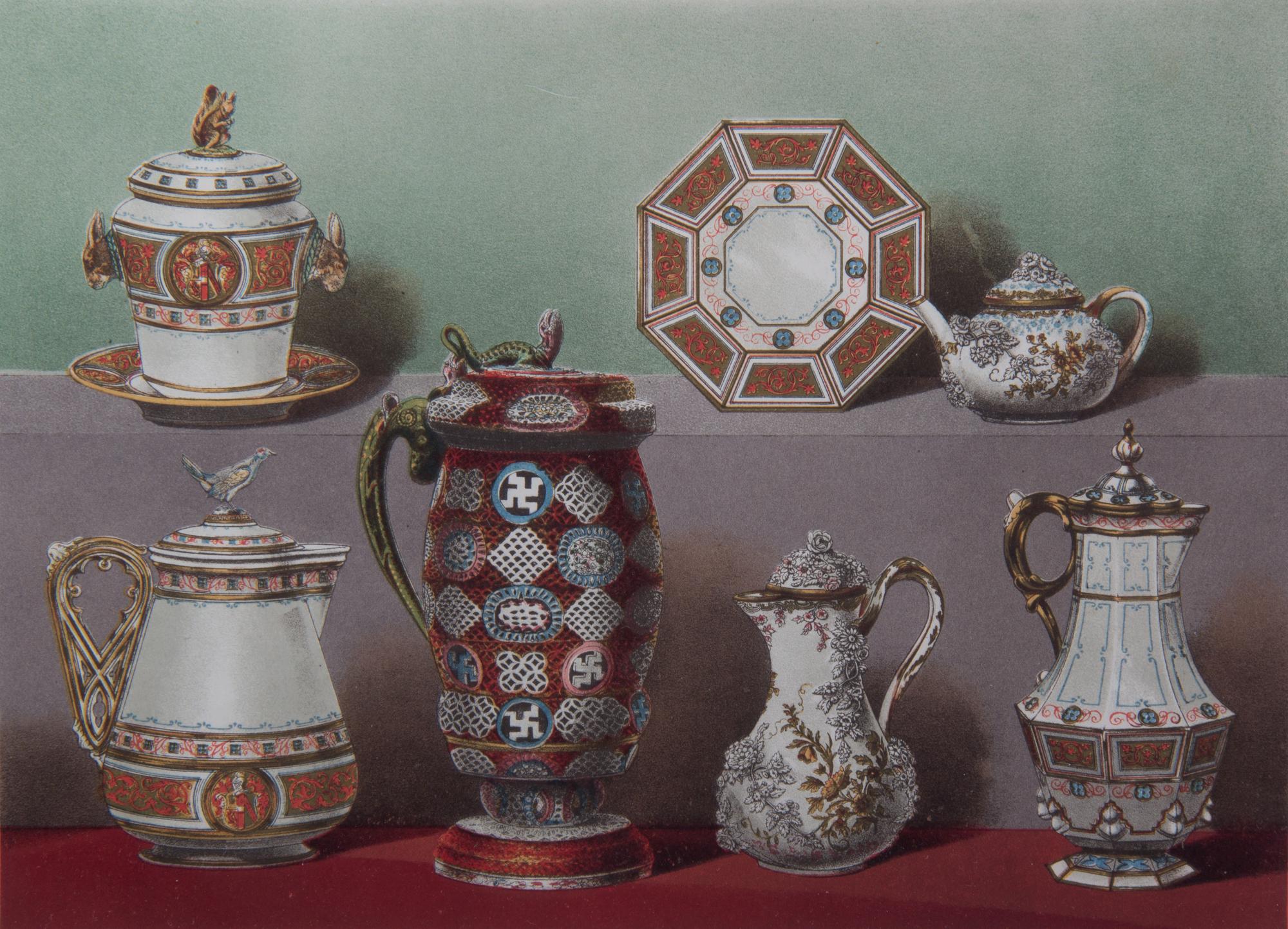 Four Colored Engravings Sight size 10 1/2 x 13 1/2 inches. — 19TH CENTURY