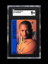 A Group of Three 1996-97 SP Kobe Bryant Rookie Basketball Cards No. 134 (SGC 9 MINT)