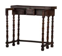 A William and Mary Style Walnut Flip-Top Gateleg Table