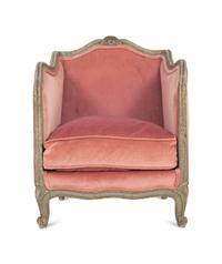 A Diminuitive Louis XV Painted Bergère en Gondole