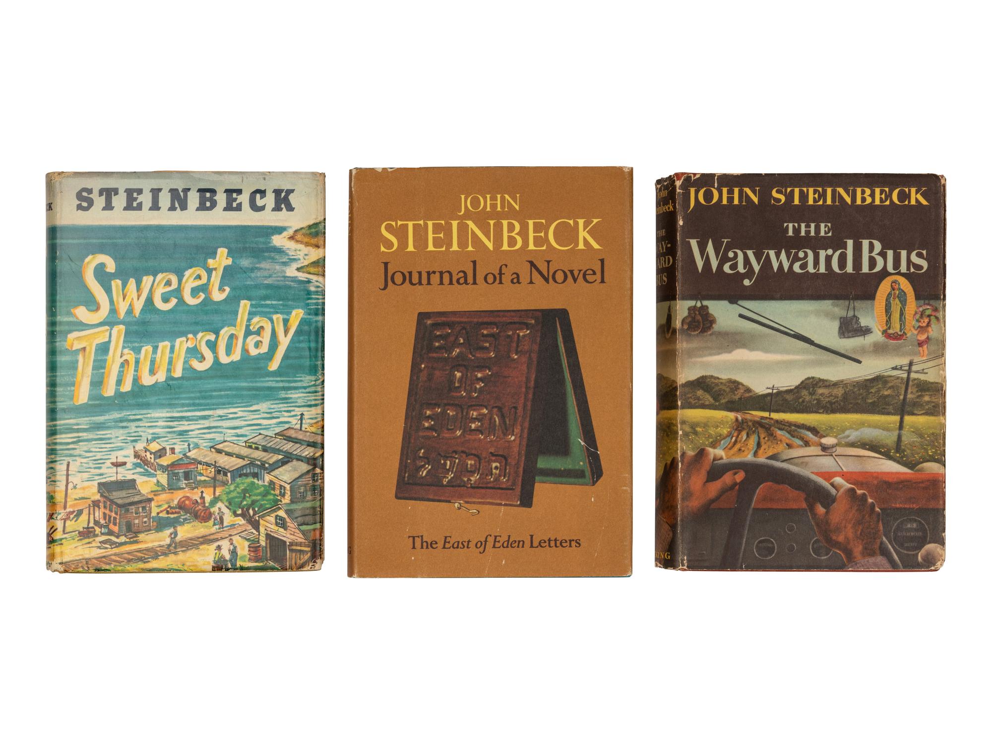 STEINBECK, John (1902-1968). A group of 3 works, comprising: