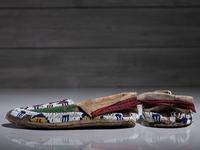 Sioux Beaded Hide Moccasins