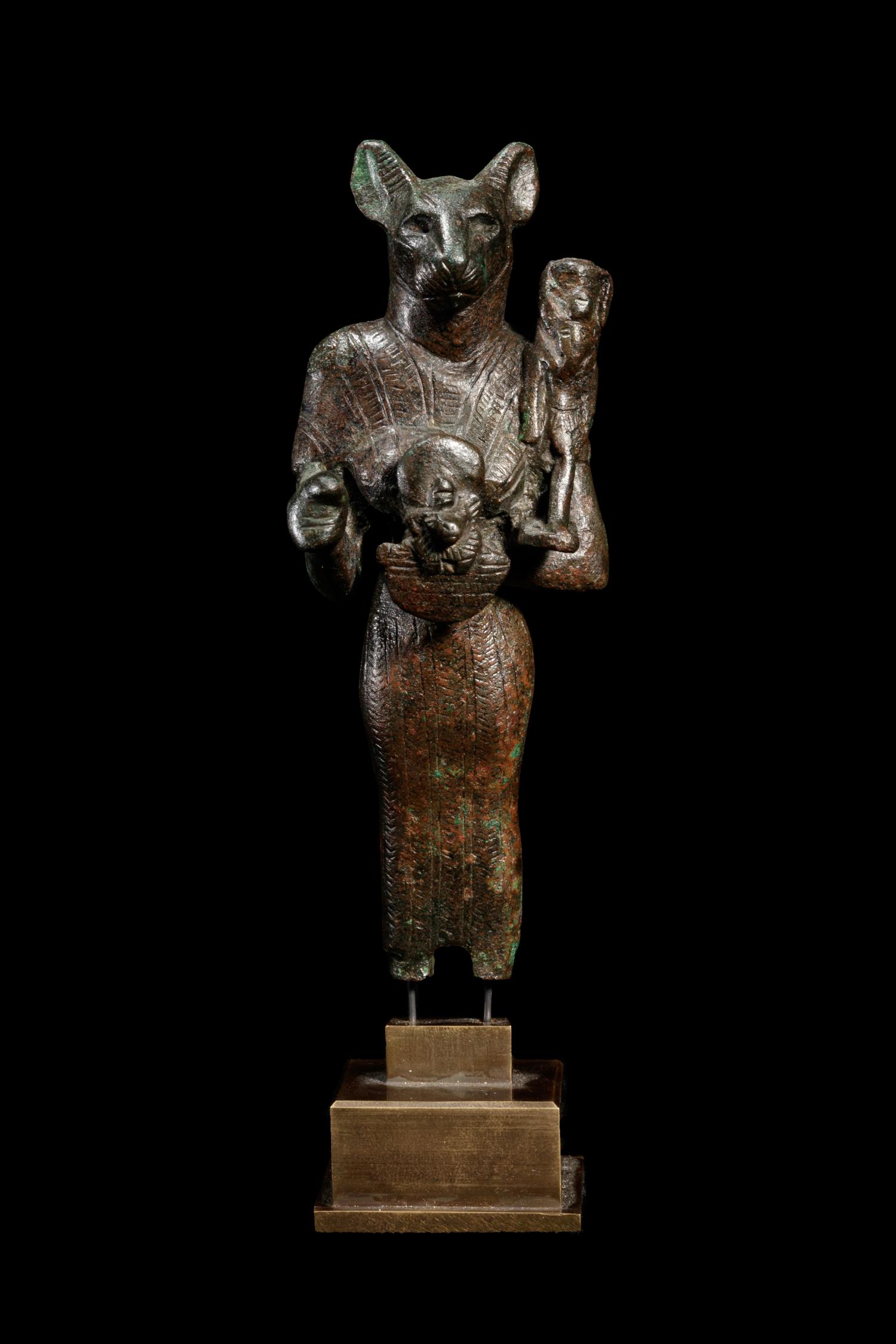 An Egyptian Bronze Bastet