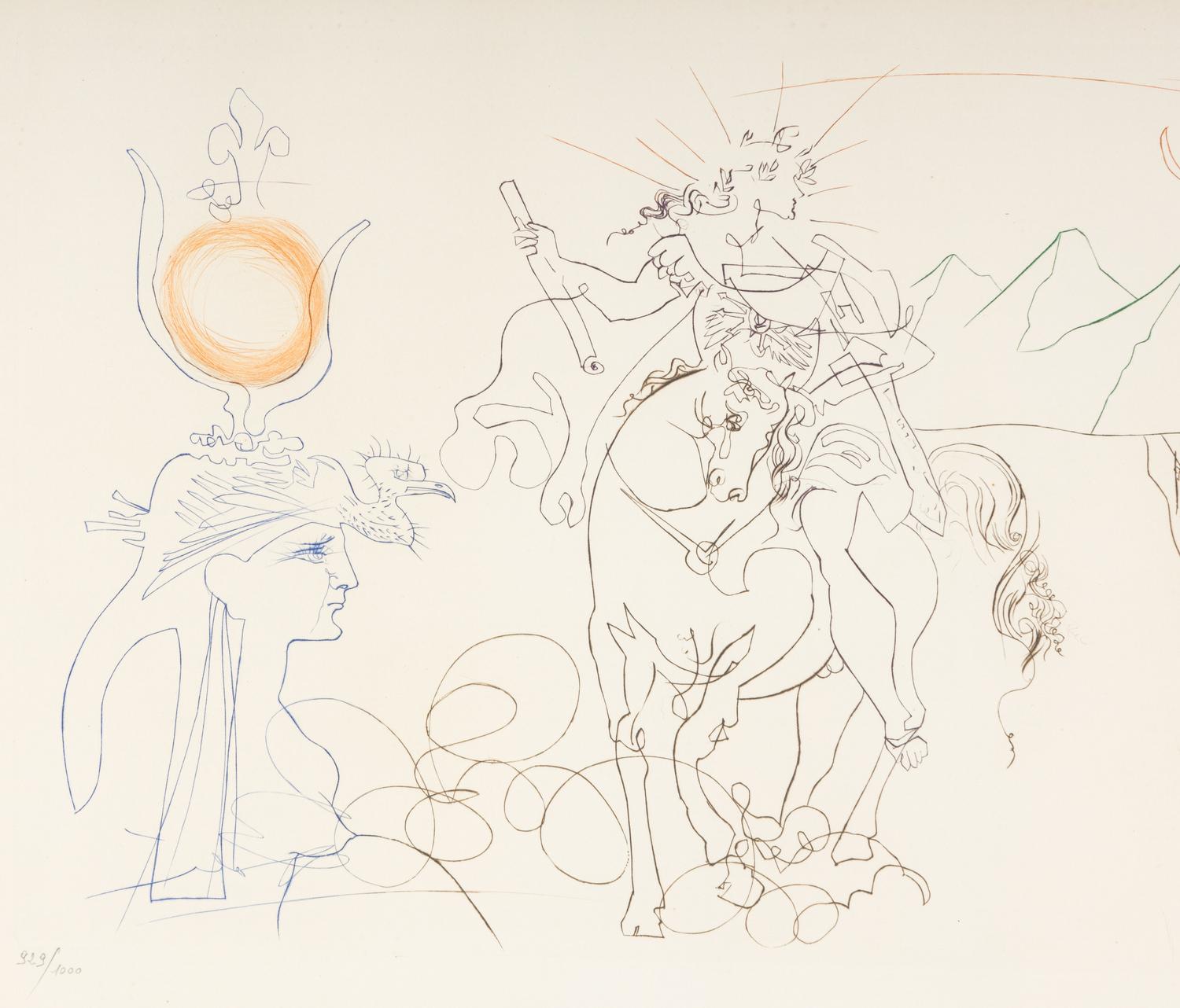Caesar and Cleopatra (Field 73-3-F) (from Les Amours Celebres ), 1972
