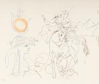 Caesar and Cleopatra (Field 73-3-F) (from Les Amours Celebres ), 1972