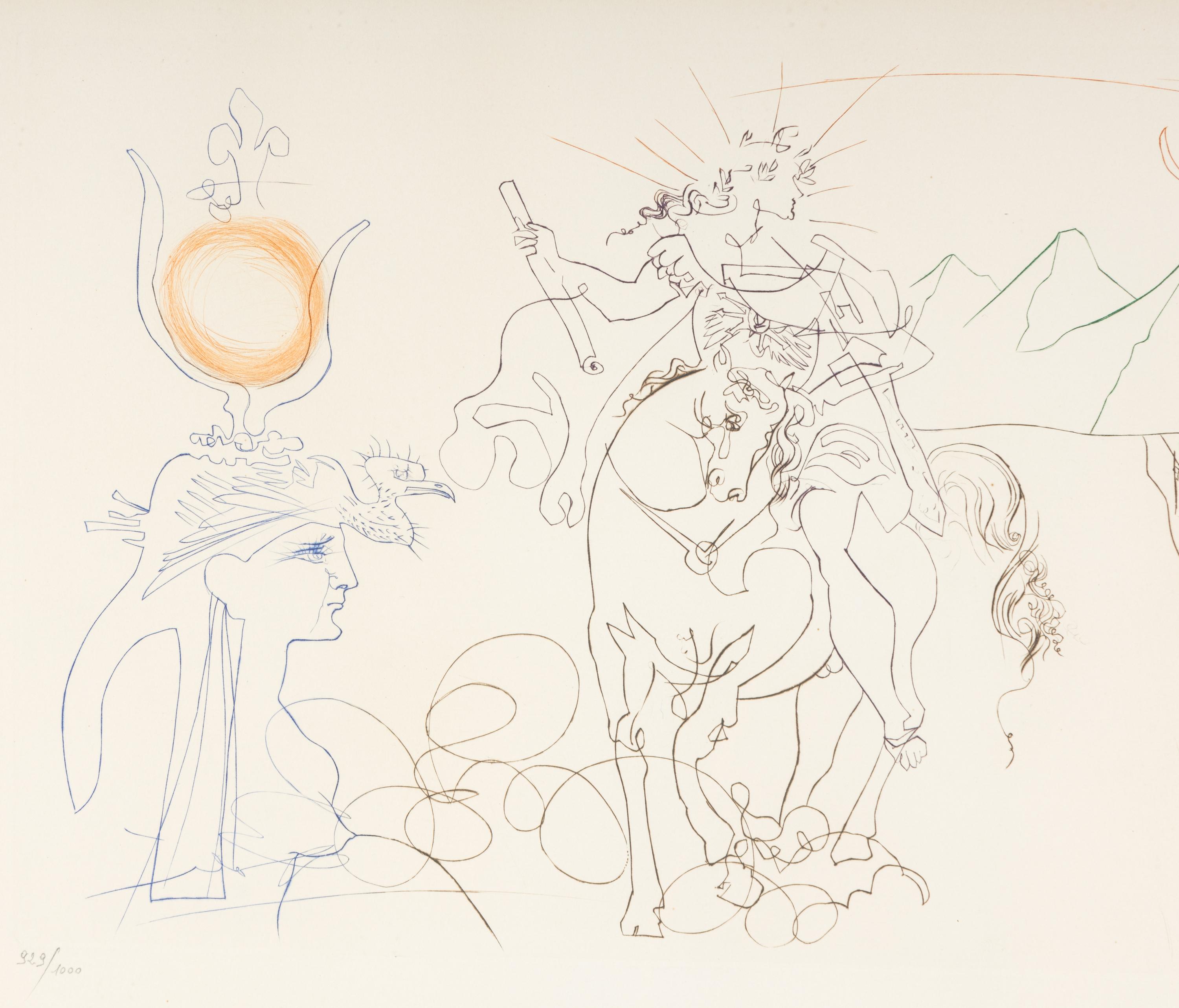 Caesar and Cleopatra (Field 73-3-F) (from Les Amours Celebres ), 1972