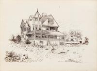[ARCHITECTURE]. MATZ, Otto (1830-1919). Sketchbook, ca 1880-1885.