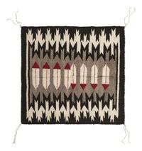 Navajo Pictorial Single Saddle Blanket / Rug