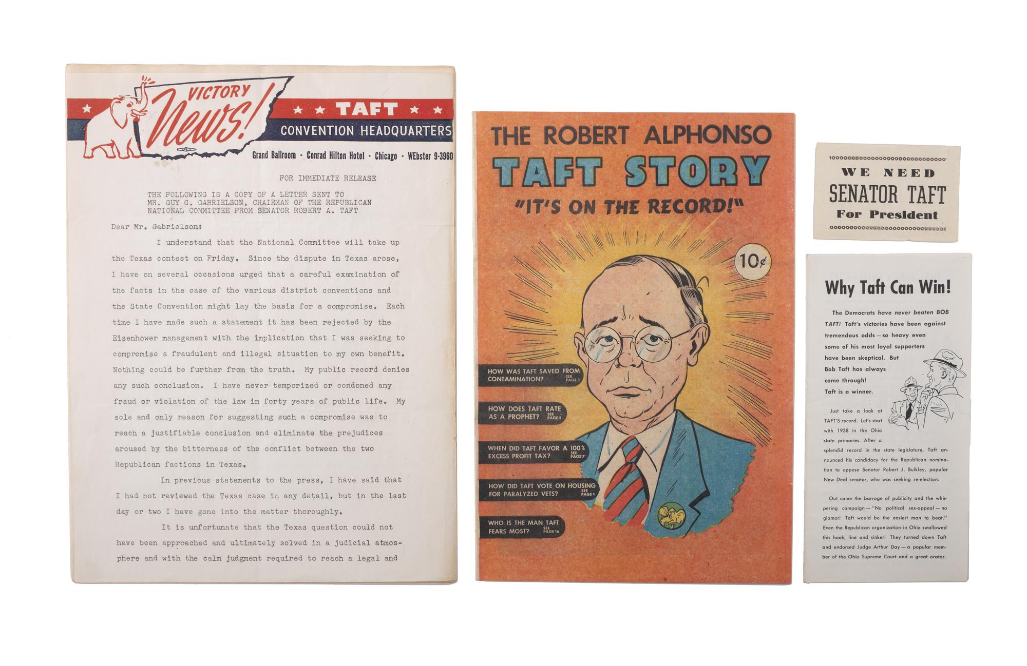 [POLITICS]. Massive group of campaign and presidential ephemera, 2nd half of the 20th century.