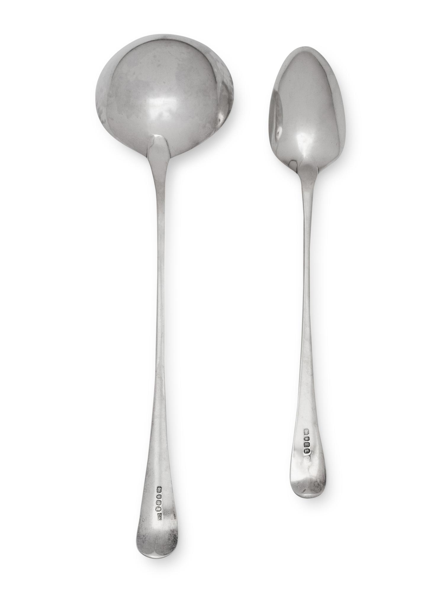 Two George III Silver Serving Articles