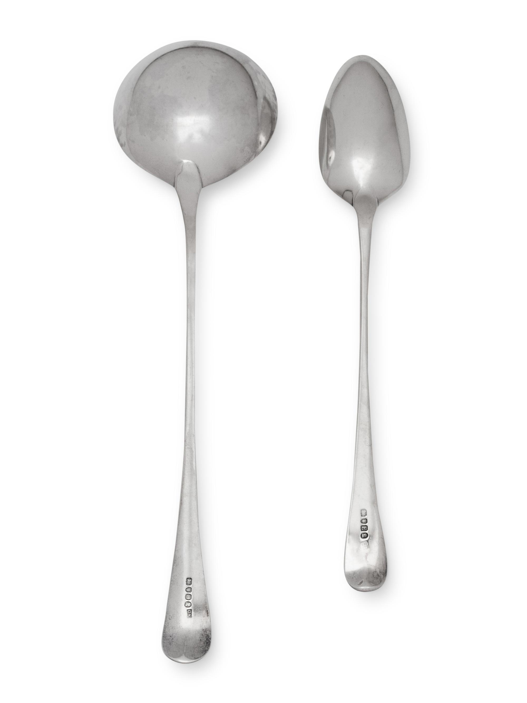 Two George III Silver Serving Articles