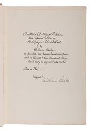 [NATURAL HISTORY]. BEEBE, Charles William (1877-1962). Galapagos . World's End . New York: G.P. Putnam's at the Knickerbocker Press, 1924.