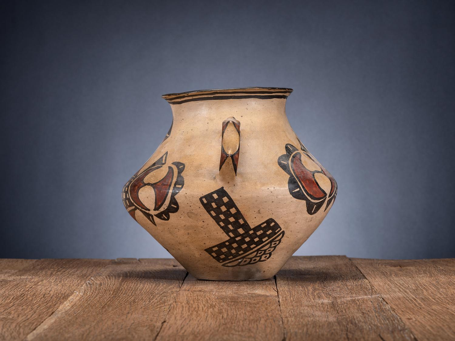 Tunyo Polychrome, San Ildefonso Pottery Jar