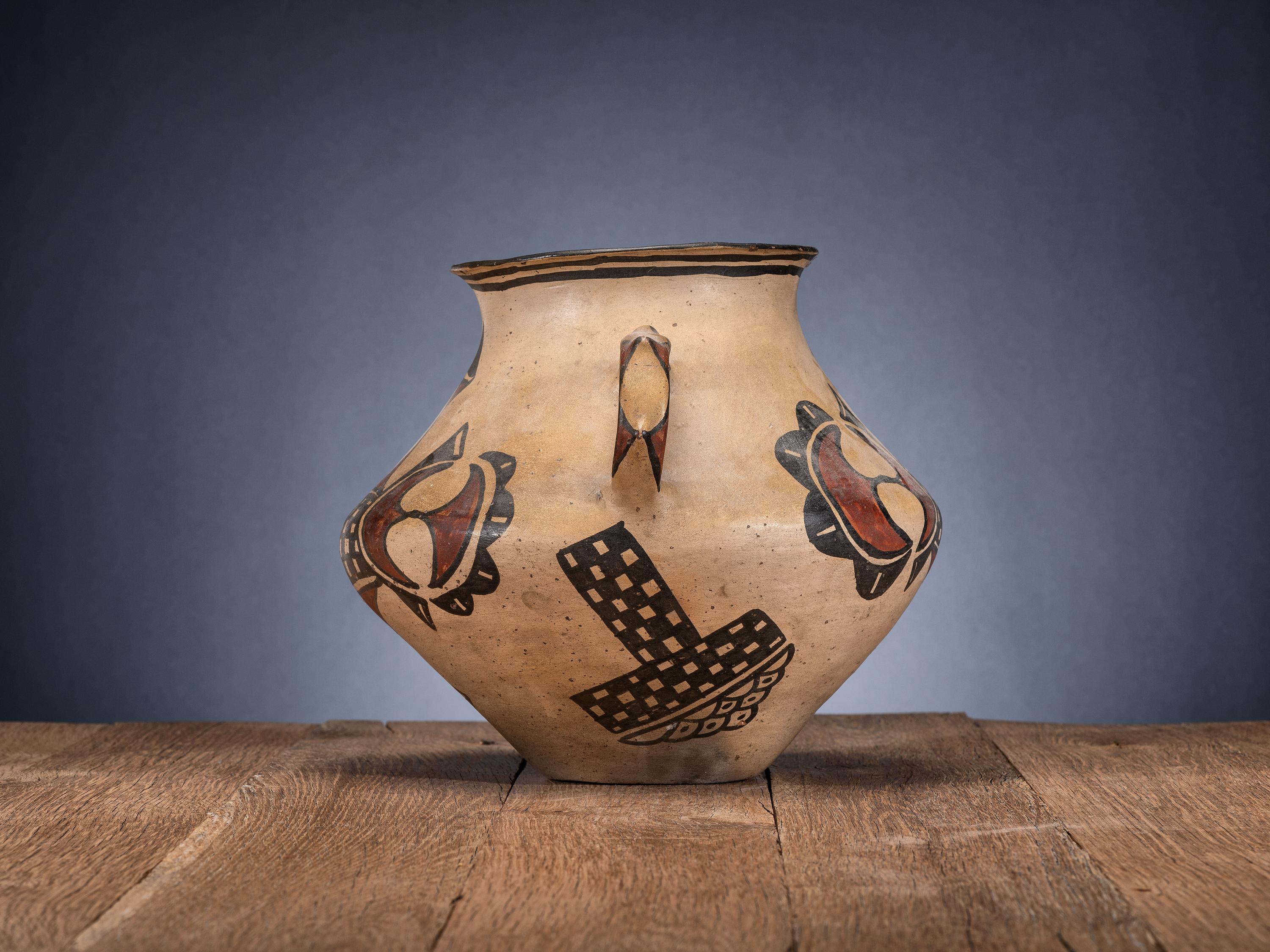 Tunyo Polychrome, San Ildefonso Pottery Jar