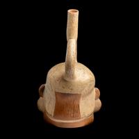 A Moche Stirrup Vessel in the Form of a Warrior