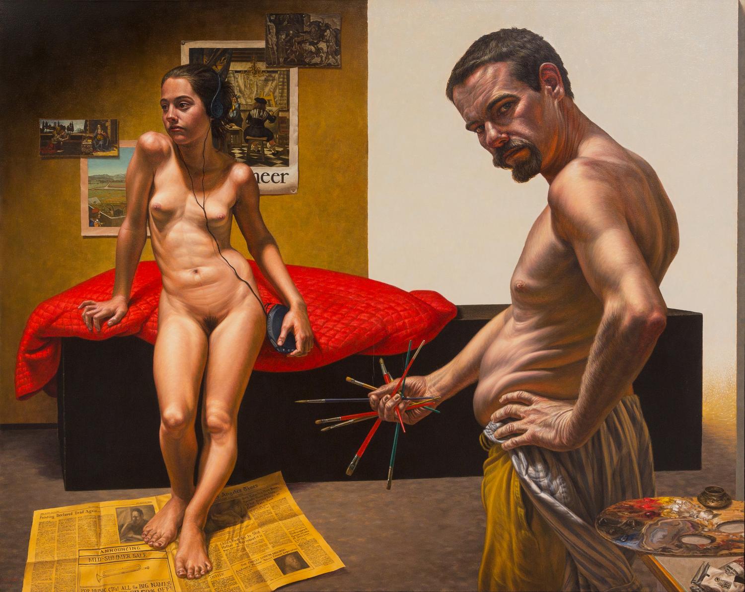 F. Scott Hess, (American, b. 1955), The Artist and His Daughter, 2003