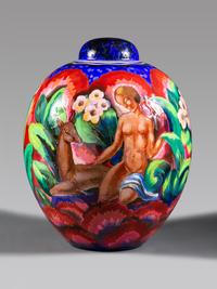 Art Deco Vase and Cover, form Rapin No. 21, circa 1928