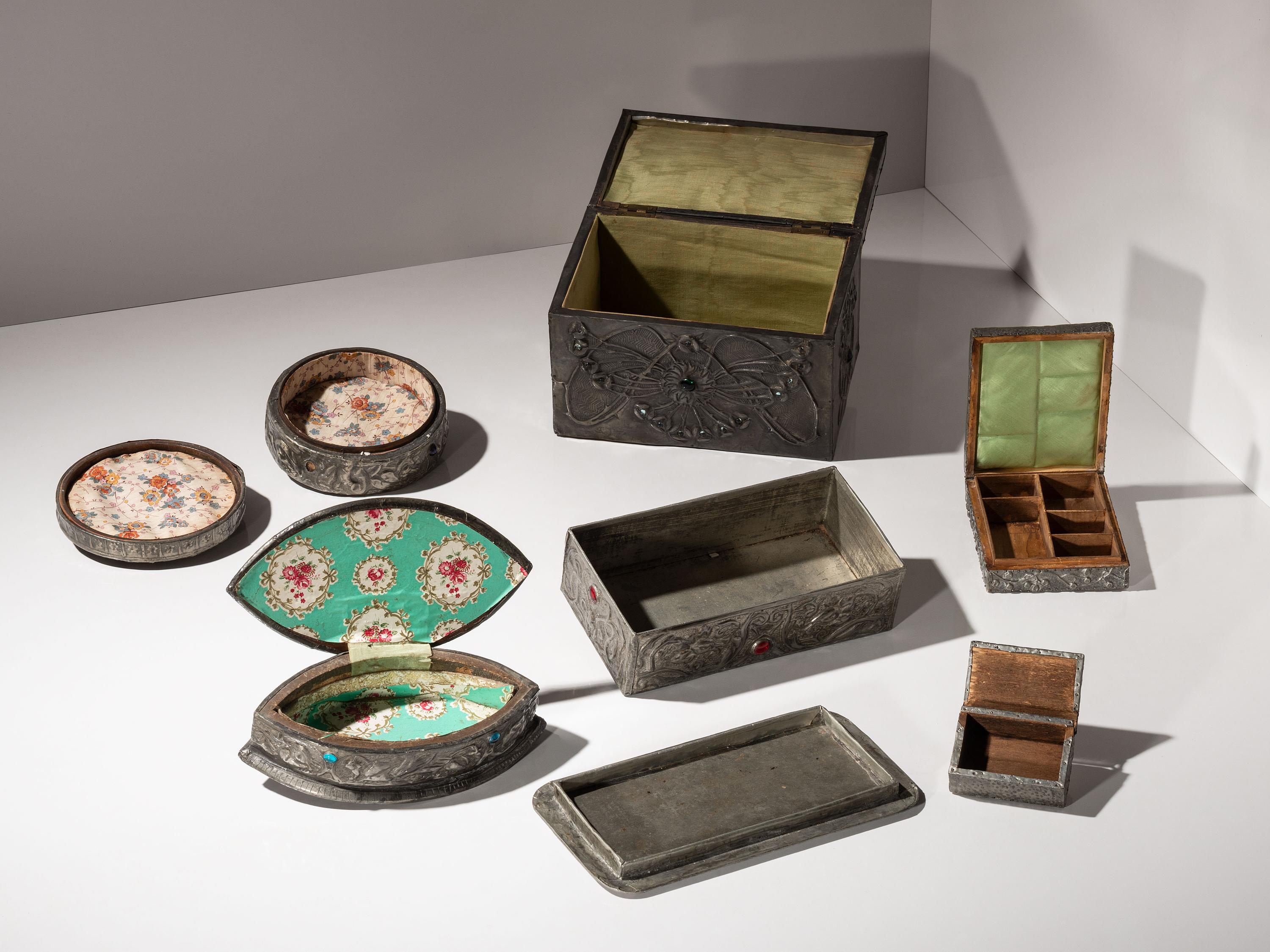 Six Hand-Crafted Boxes
