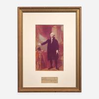 [Presidential] Washington, George Cut Signature